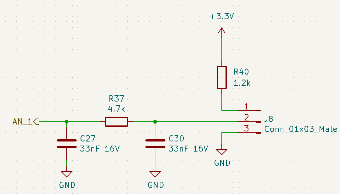 An analogue input