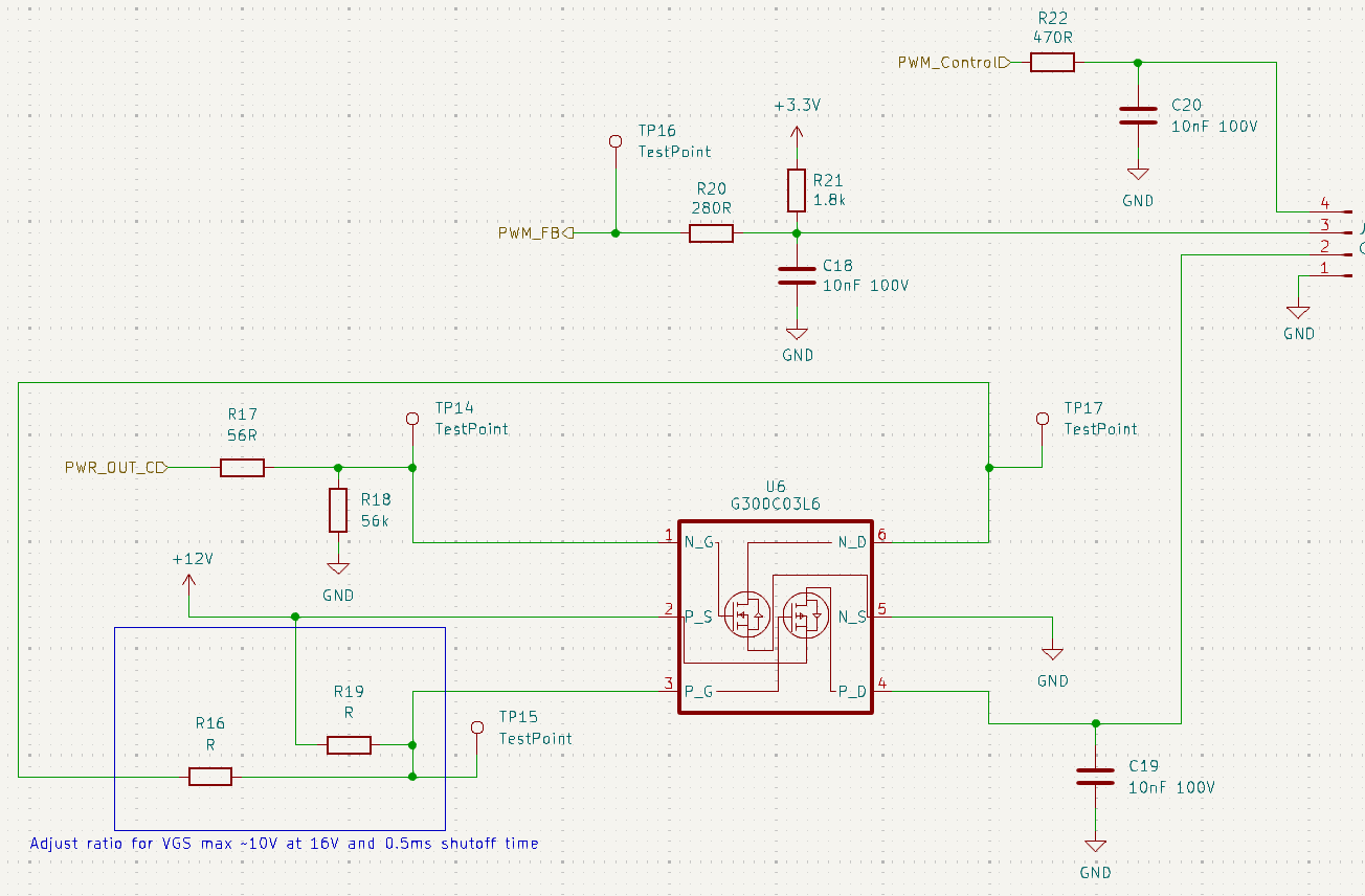 Shematic for the fan outputs